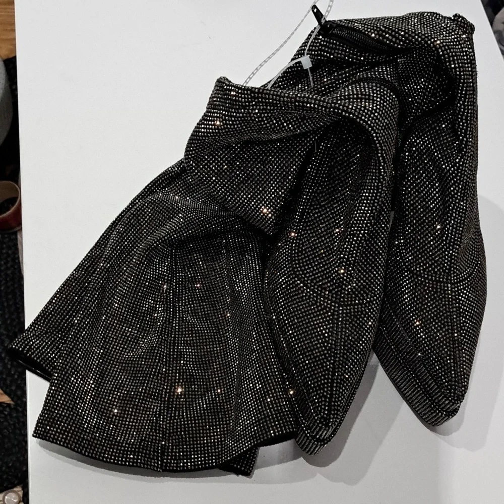Steve Madden Sultry Rhinestone Over The Knee Platform Boots